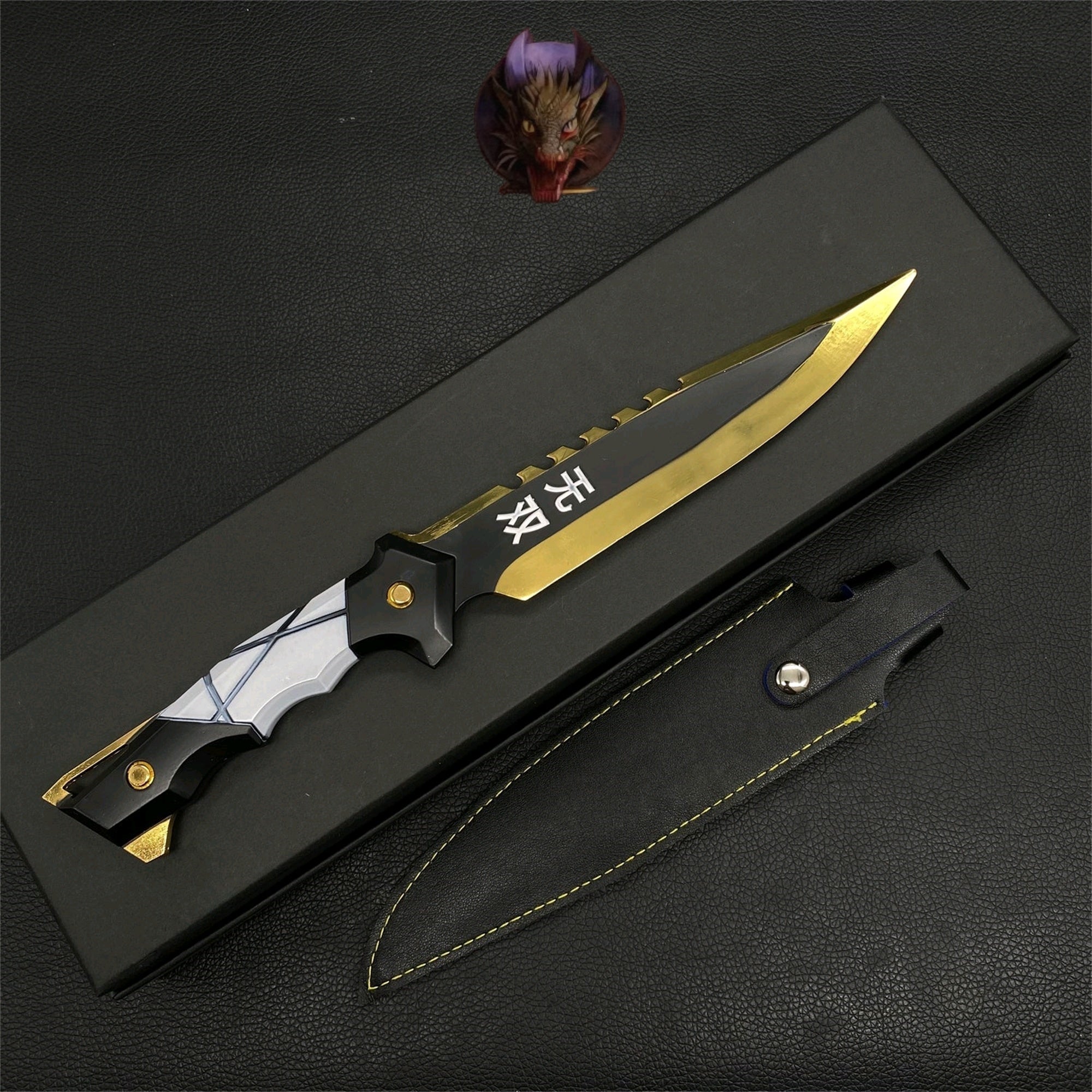 Ego Knife Metal Blunt Blade Safety Cosplay Prop Metal Replica 3 Colors