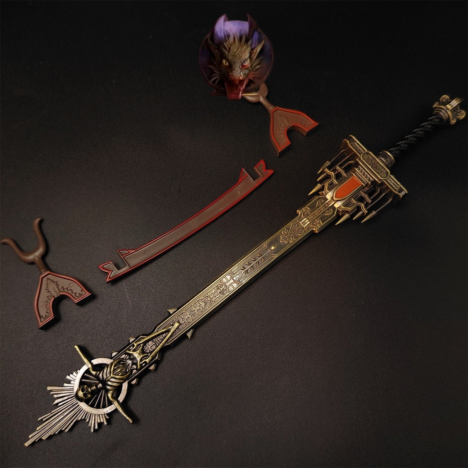 E Ring Golden Epitaph Sword 30cm/11.8'' Metal Replica
