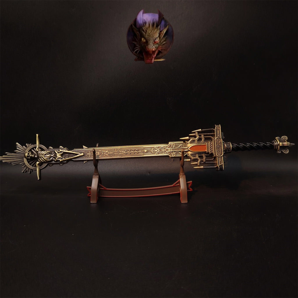 E Ring Golden Epitaph Sword 30cm/11.8'' Metal Replica