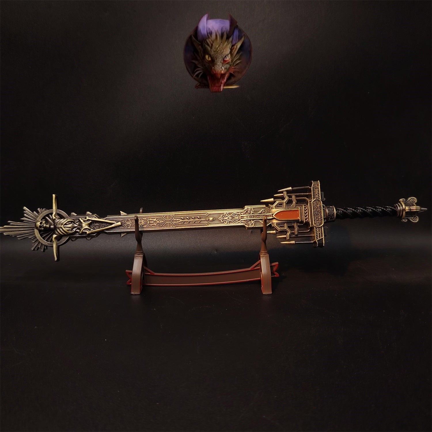 E Ring Golden Epitaph Sword 30cm/11.8'' Metal Replica