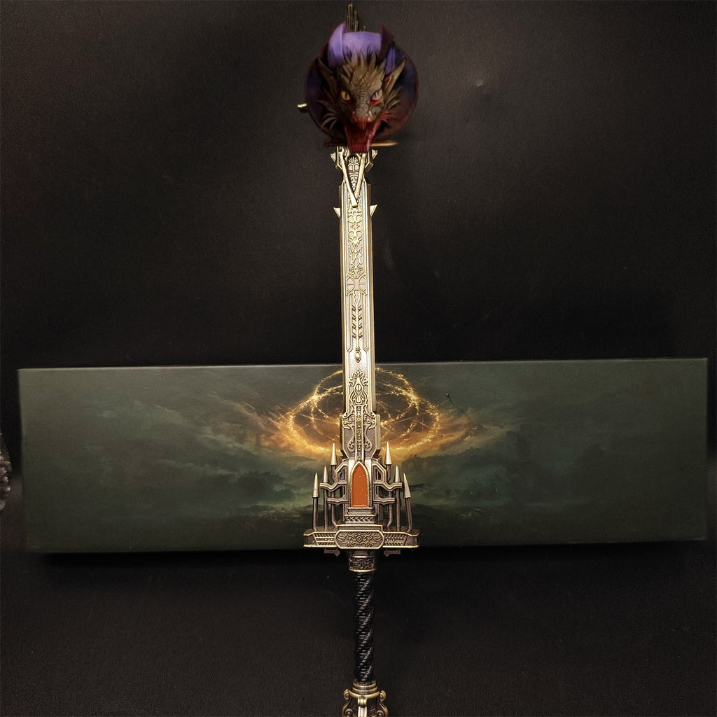 E Ring Golden Epitaph Sword 30cm/11.8'' Metal Replica