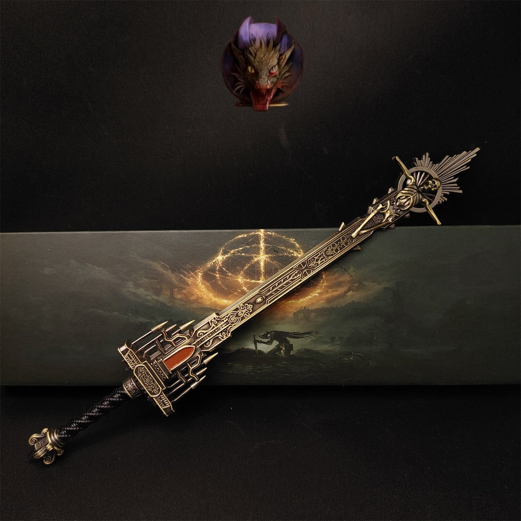 E Ring Golden Epitaph Sword 30cm/11.8'' Metal Replica
