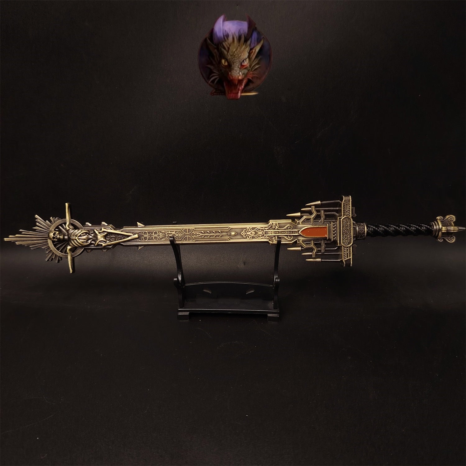 E Ring Golden Epitaph Sword 30cm/11.8'' Metal Replica