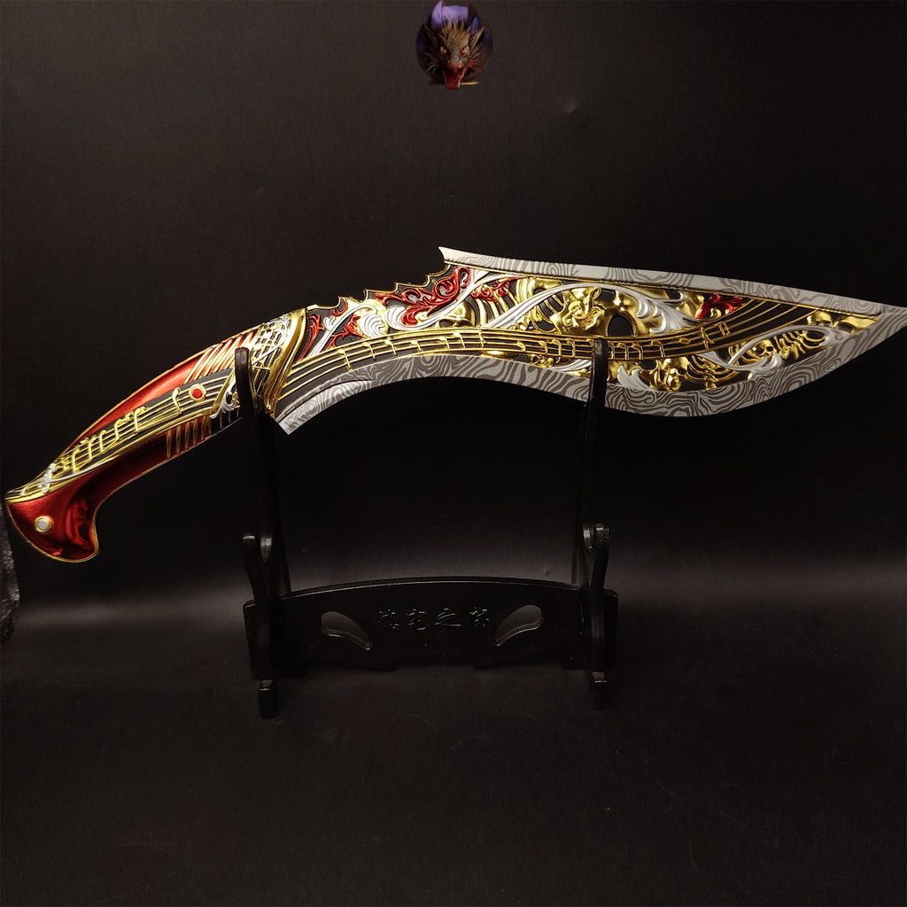 Delta Force Game Elegy Nepal Knife Metal Replica 35CM