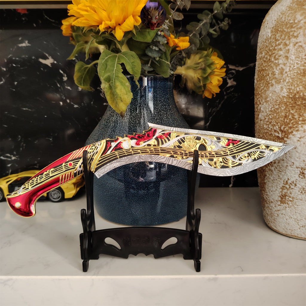 Delta Force Game Elegy Nepal Knife Metal Replica 35CM