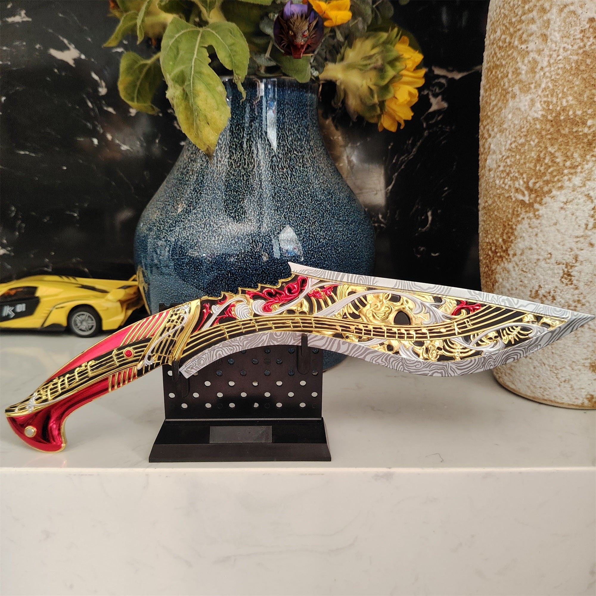 Delta Force Game Elegy Nepal Knife Metal Replica 35CM