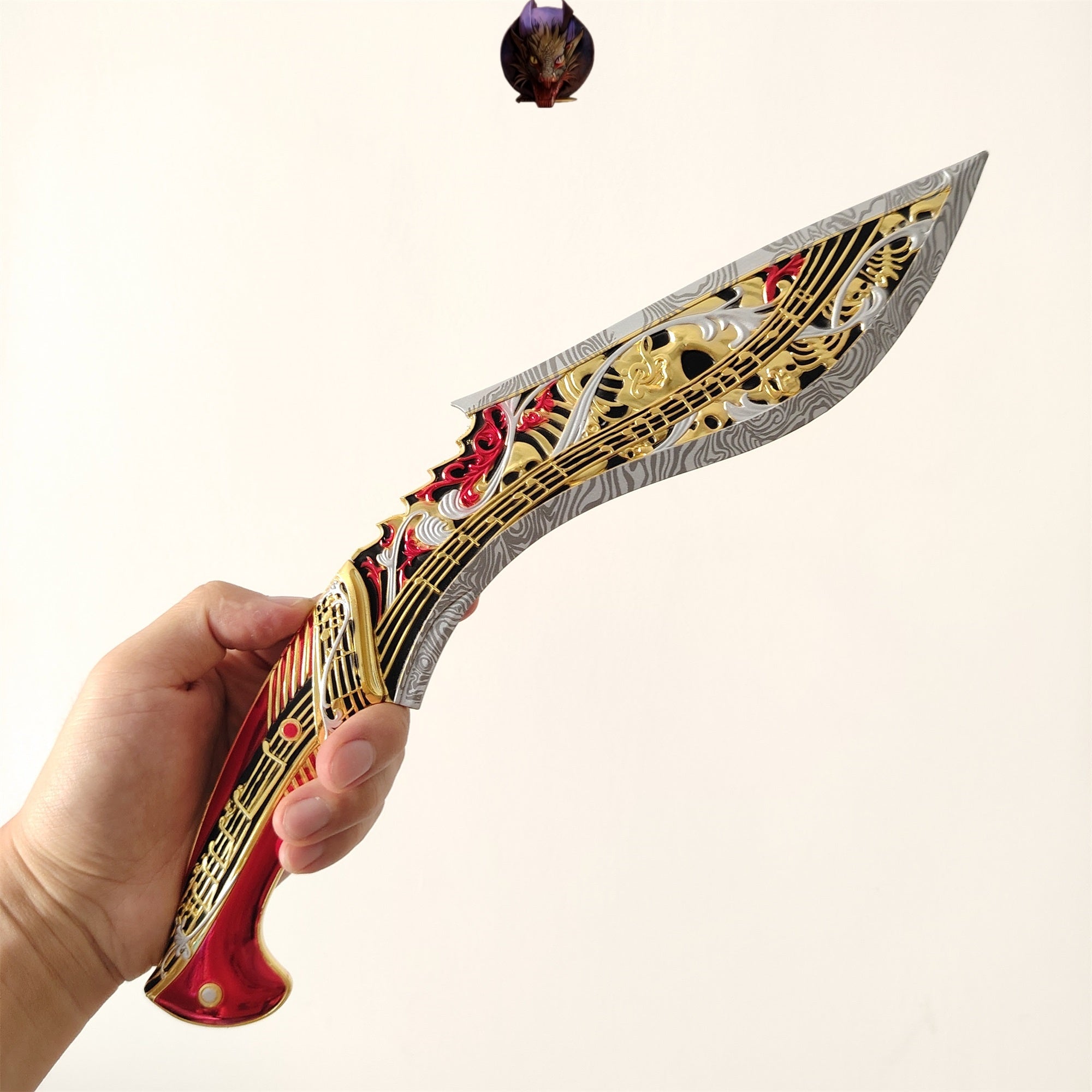 Delta Force Game Elegy Nepal Knife Metal Replica 35CM