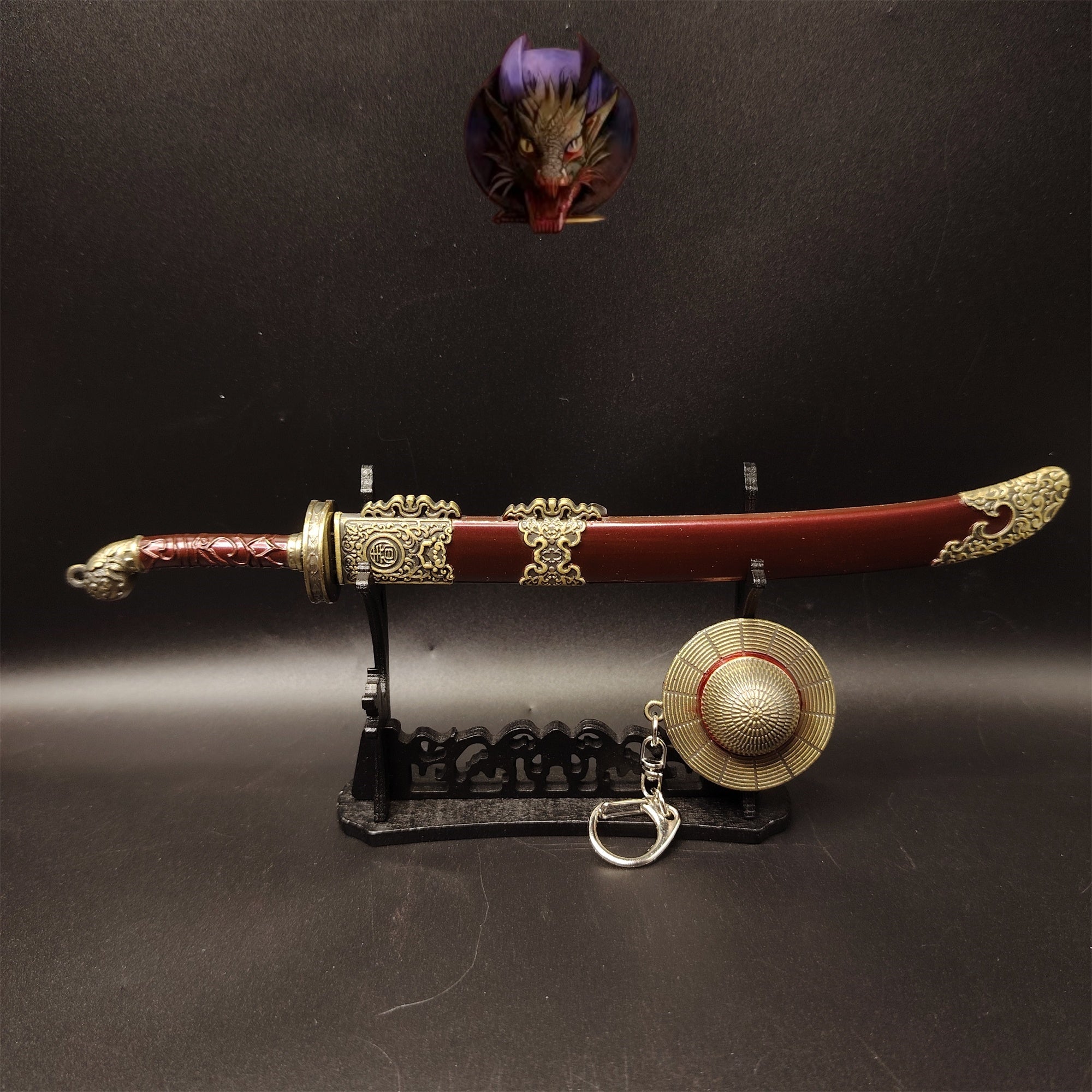 Ancient China Ming Dynasty The Embroidered Spring Knife 22CM Metal Rep ...