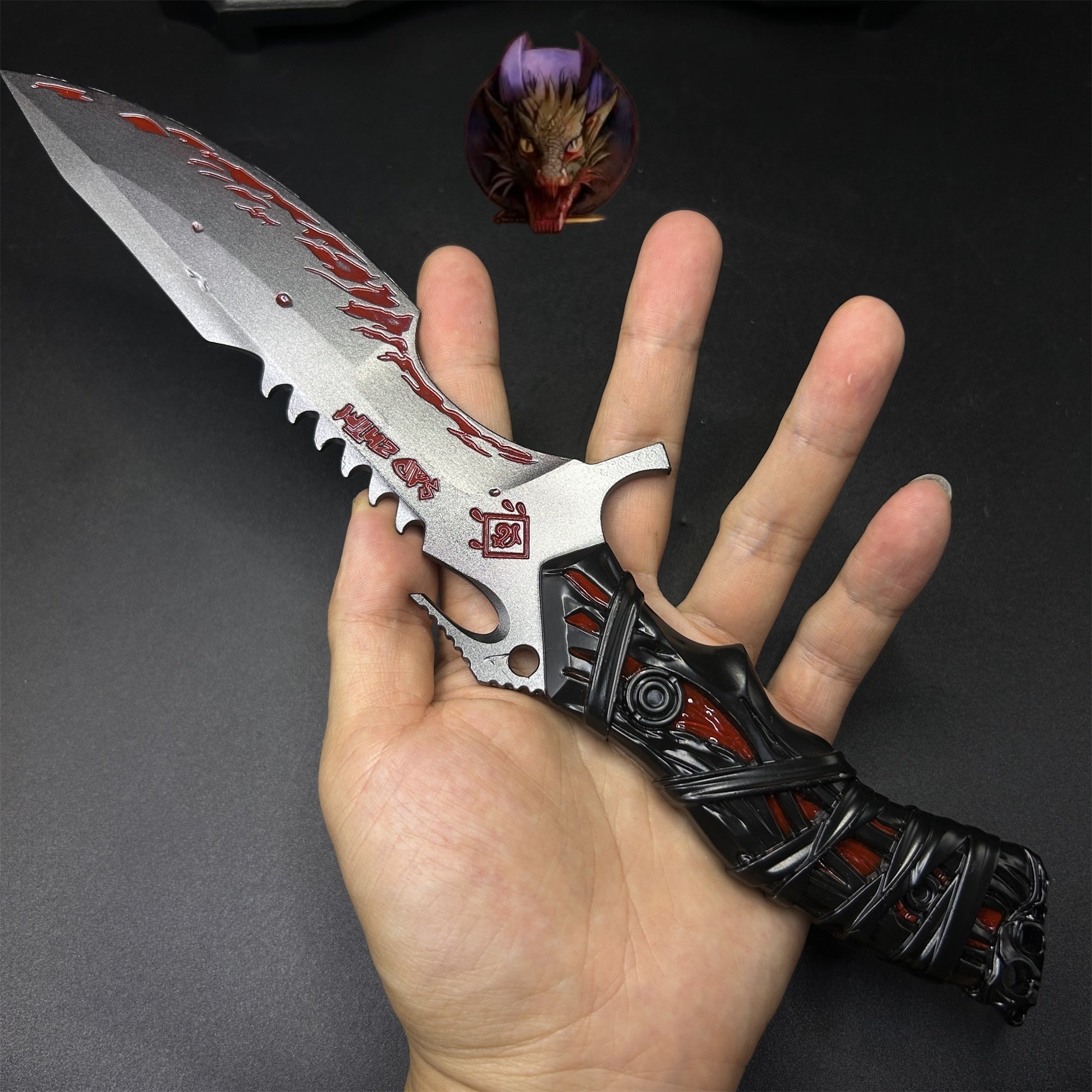 Delta Force Asara's Executioner Dagger 1:1 Scale Metal Replica