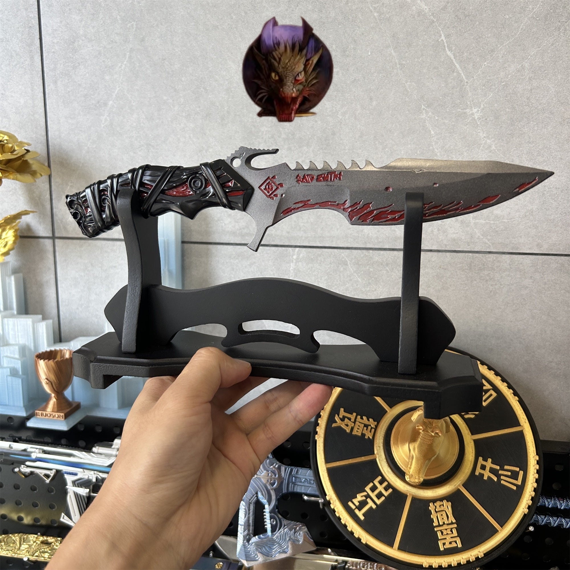 Delta Force Asara's Executioner Dagger 1:1 Scale Metal Replica