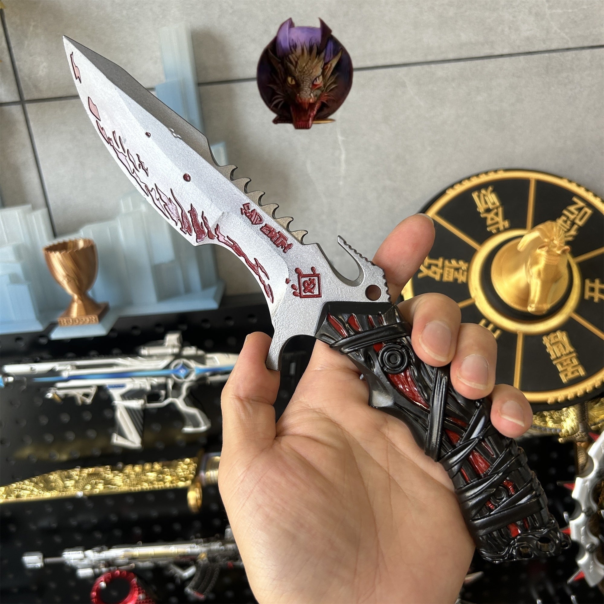 Delta Force Asara's Executioner Dagger 1:1 Scale Metal Replica