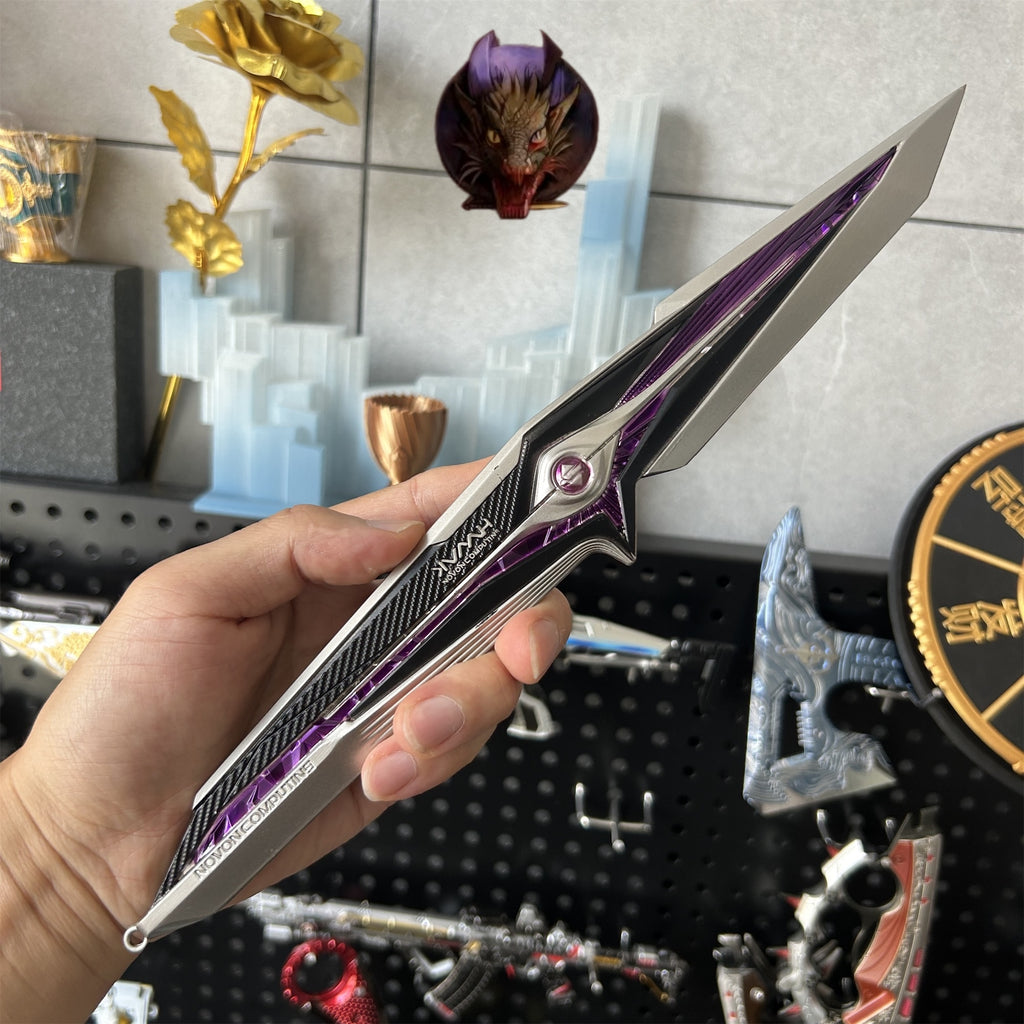 Delta Force Game Fallen Star Knife Metal Replica 28CM