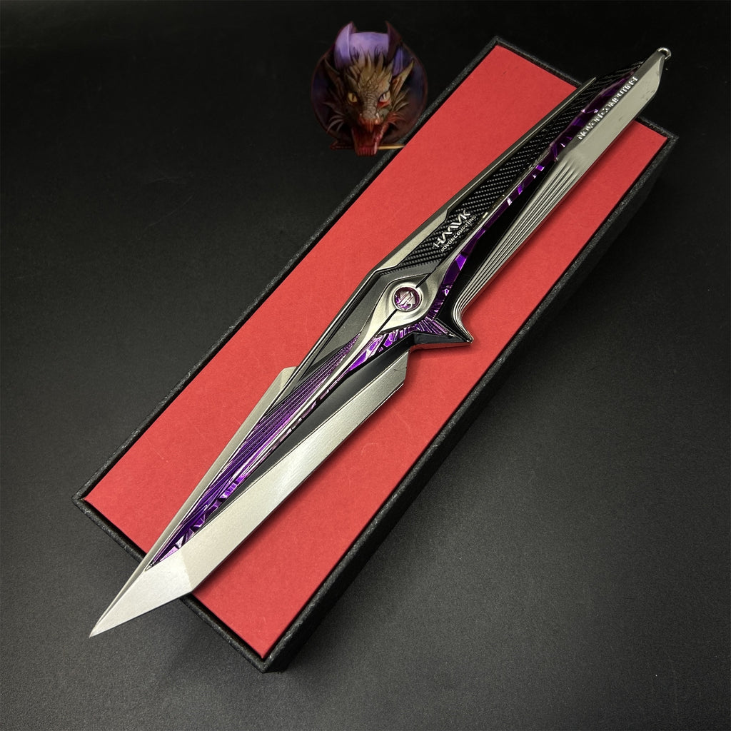 Delta Force Game Fallen Star Knife Metal Replica 28CM