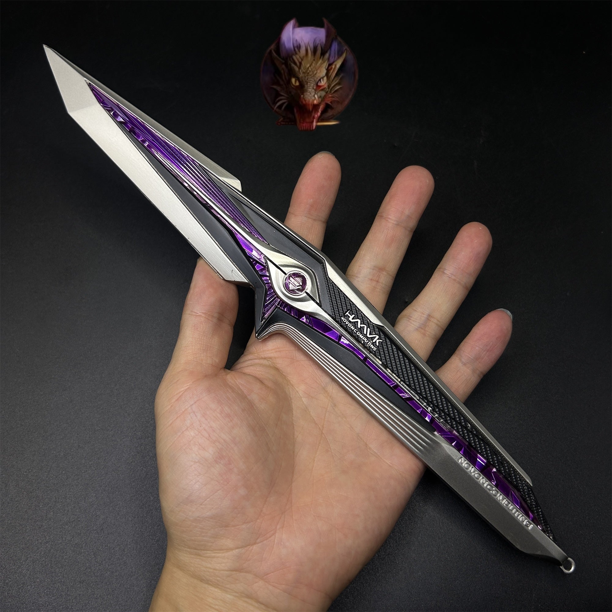 Delta Force Game Fallen Star Knife Metal Replica 28CM