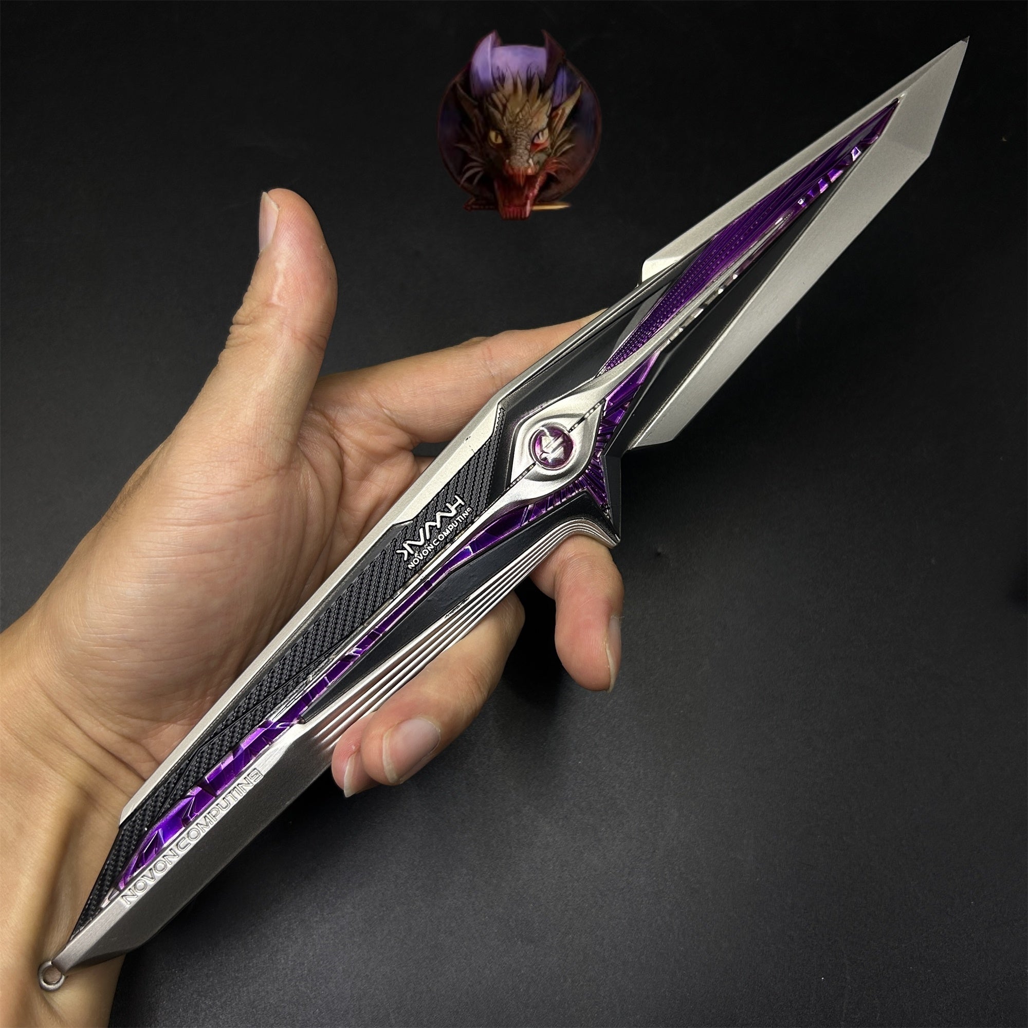 Delta Force Game Fallen Star Knife Metal Replica 28CM