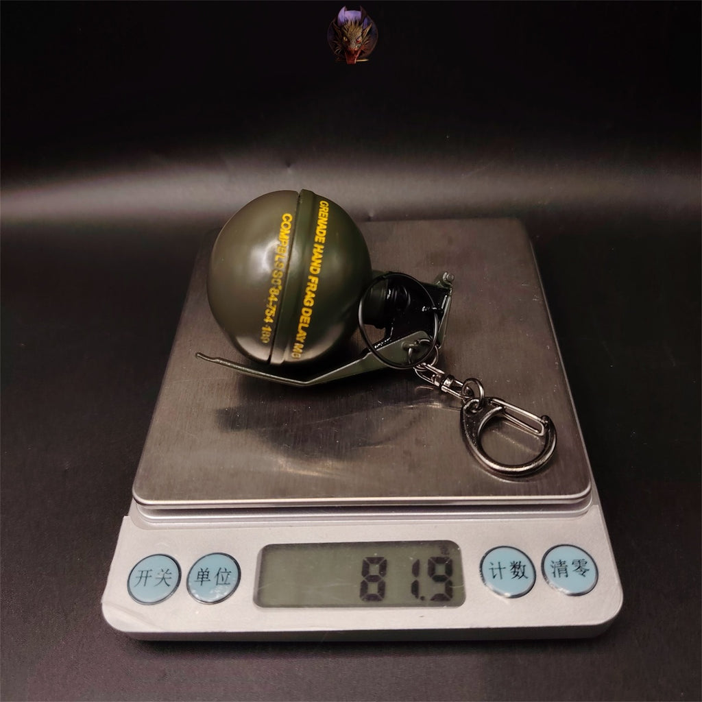 Frag Grenade Metal Keychain Backpack Pendant
