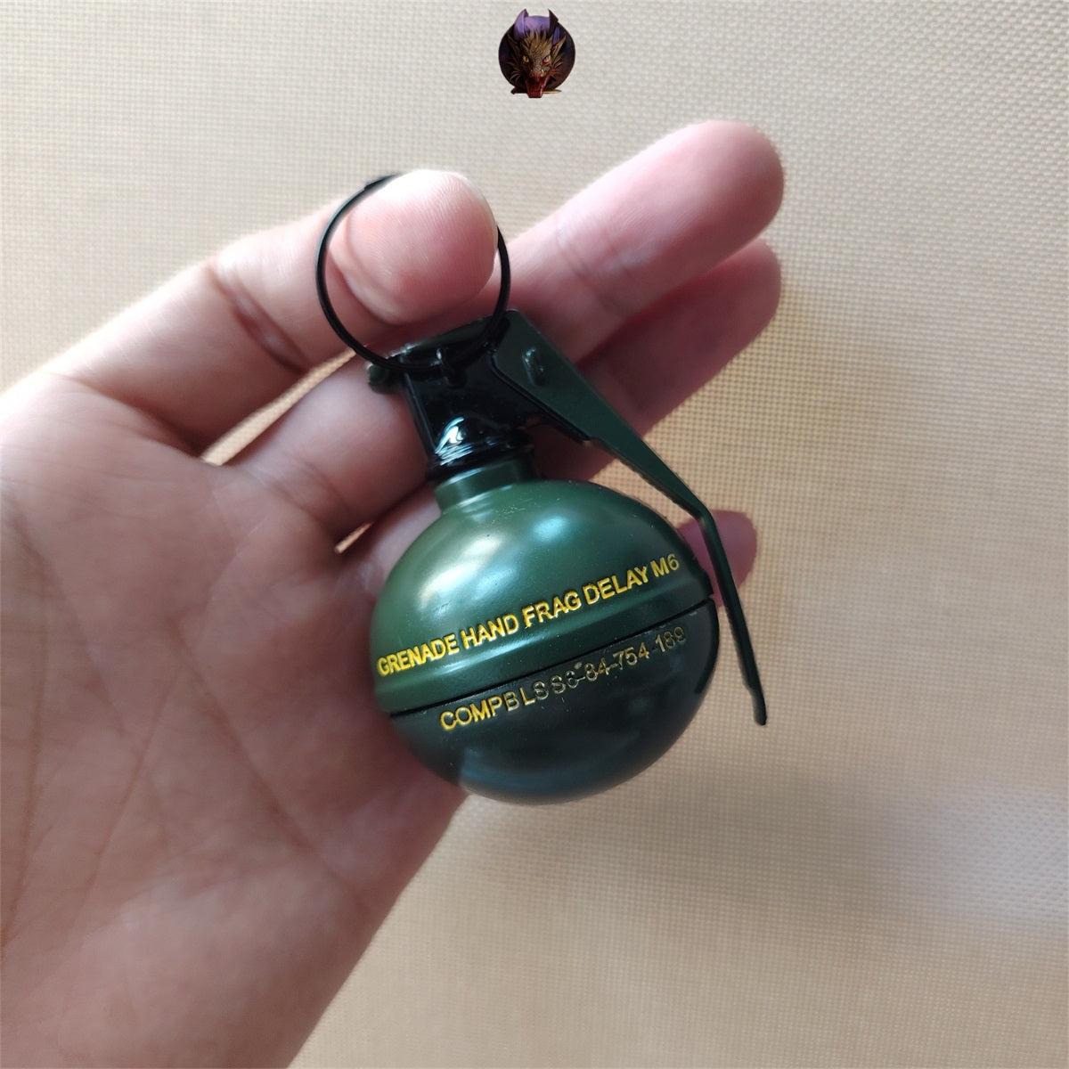 Frag Grenade Metal Keychain Backpack Pendant