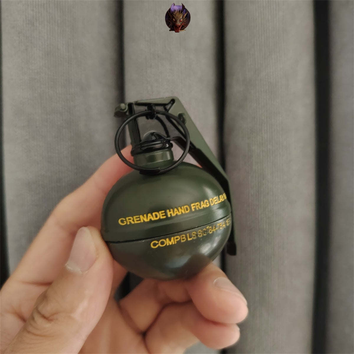 Frag Grenade Metal Keychain Backpack Pendant