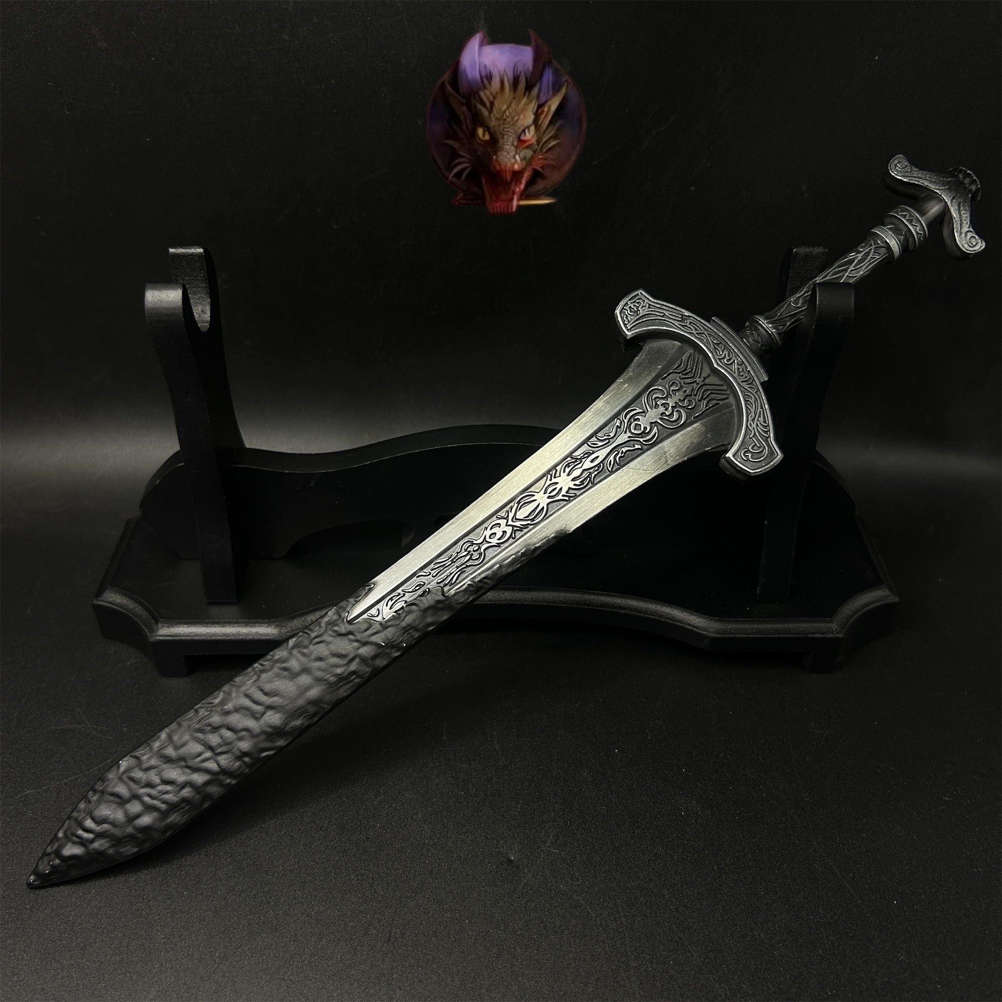 Soul Game Gargoyle's Black Blade 30CM Metal Replica