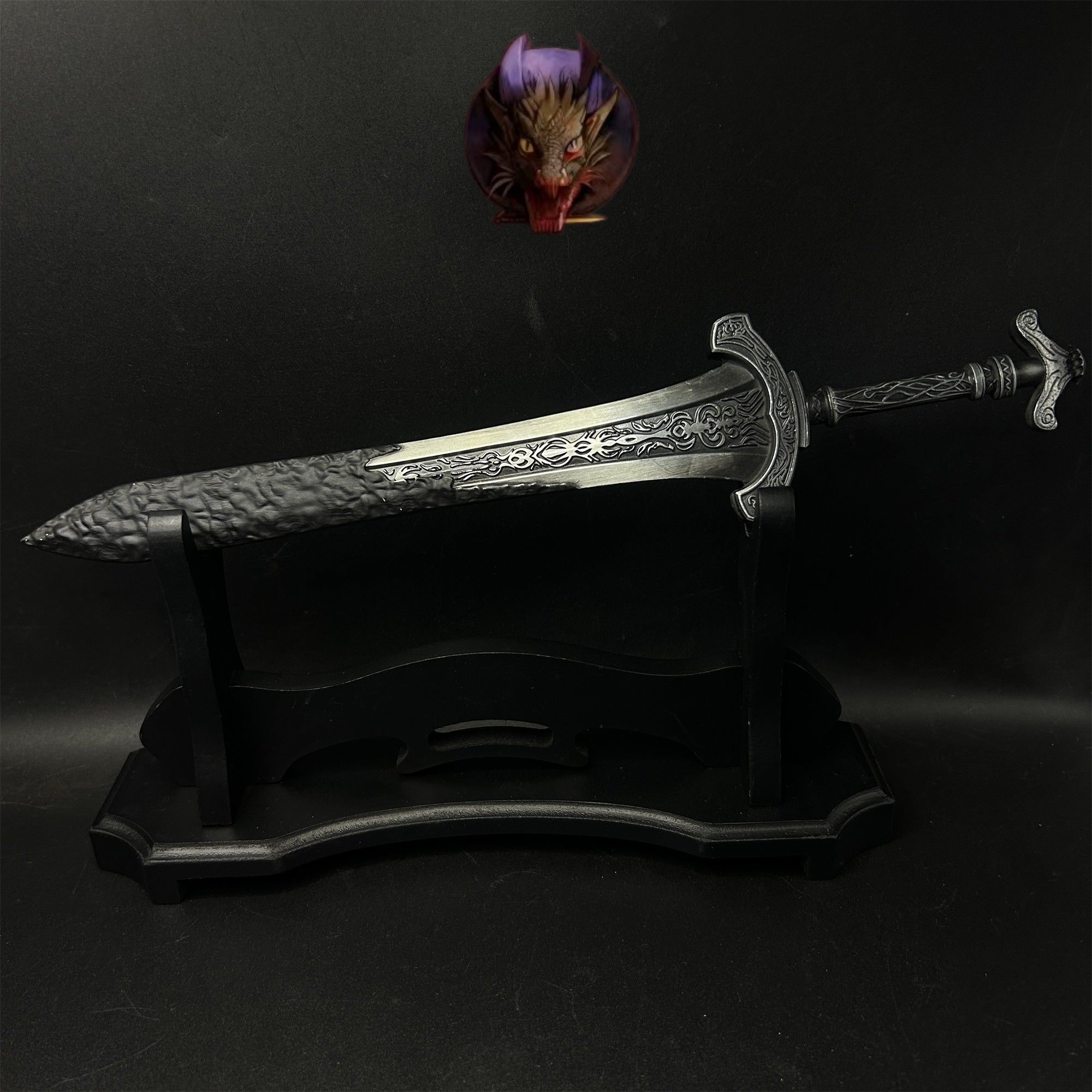 Soul Game Gargoyle's Black Blade 30CM Metal Replica
