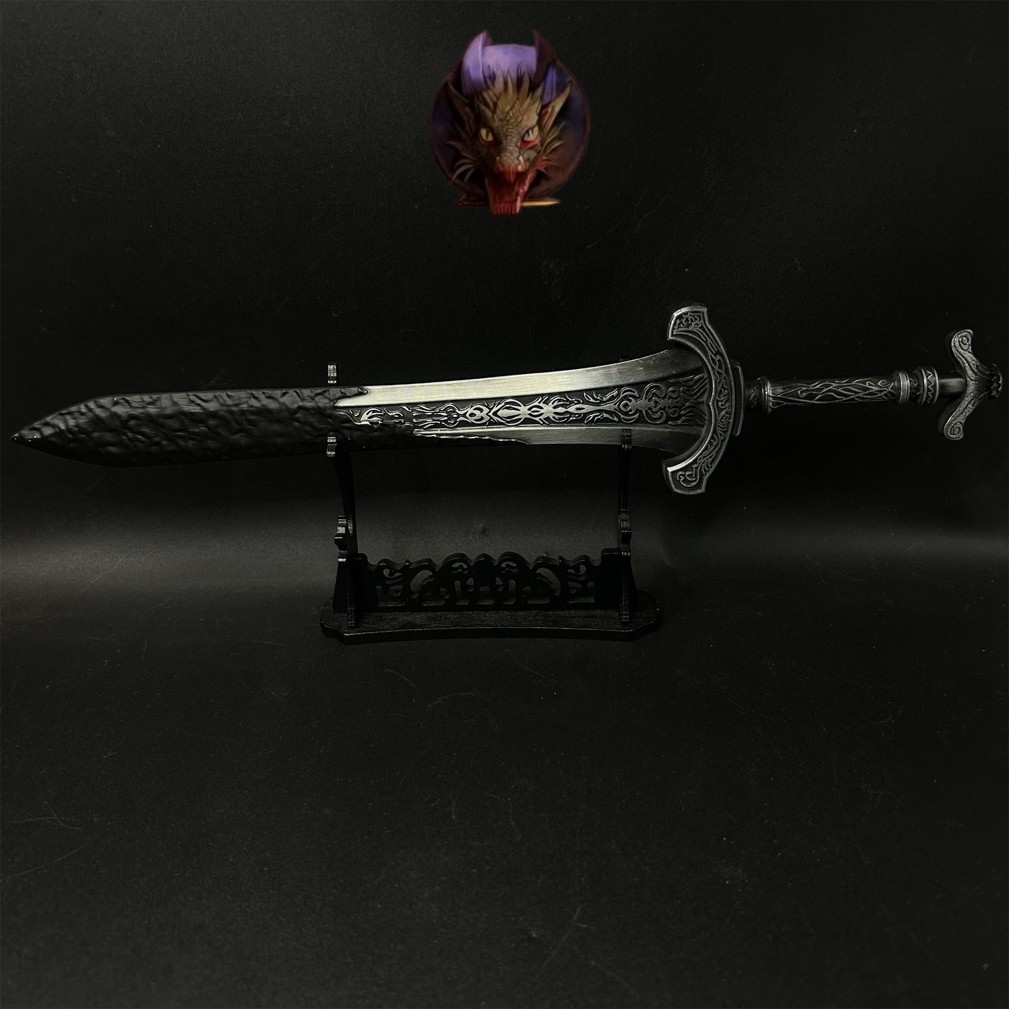 Soul Game Gargoyle's Black Blade 30CM Metal Replica