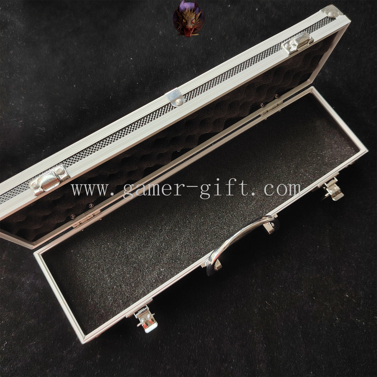 Aluminum Alloy Box Gamer Gift Case（35CMx9CMx2.7CM）