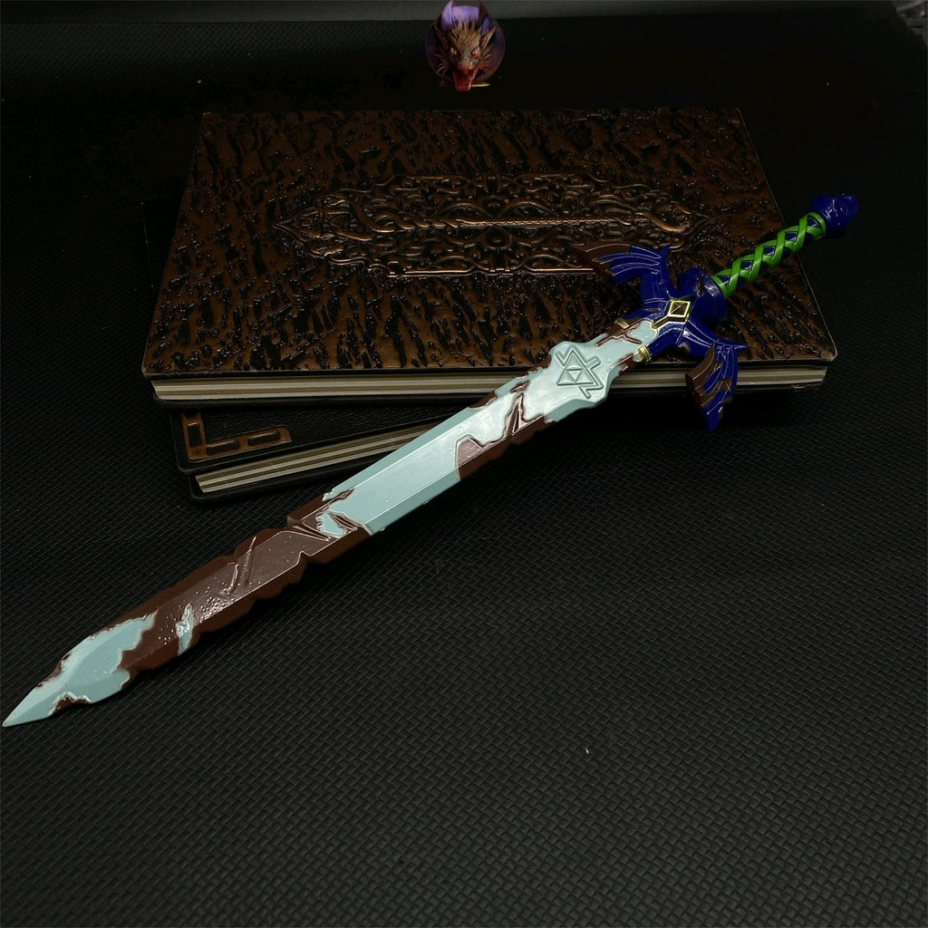 Gnarly Sword Link Master Sword With Metal Stand