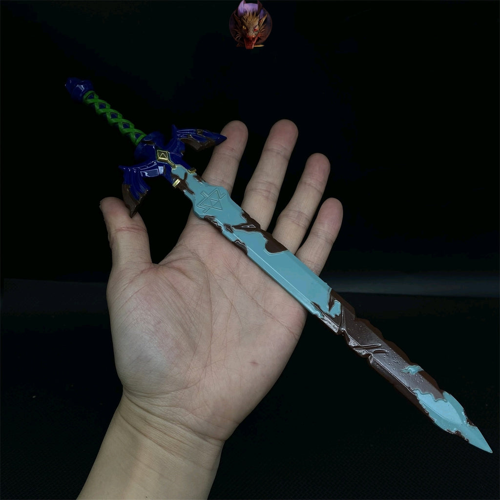 Gnarly Sword Link Master Sword With Metal Stand