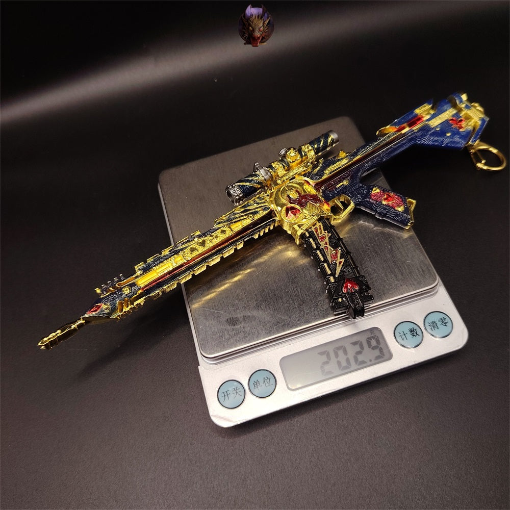 Delta Force HK416 Ace of Fate Metal Replica Mini Gun Model