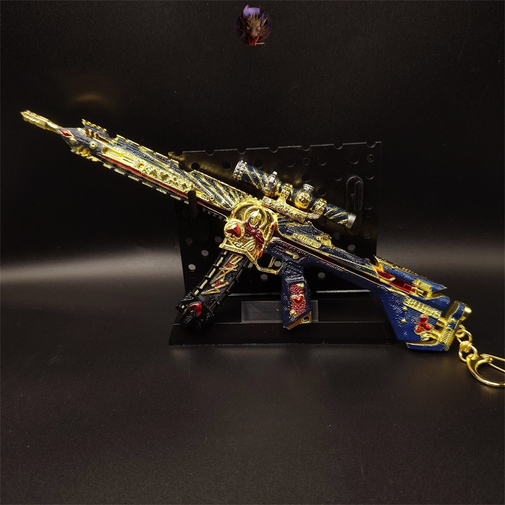 Delta Force HK416 Ace of Fate Metal Replica Mini Gun Model