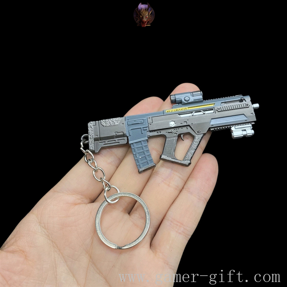Mini Gun Keychain Metal Backpack Pendant Gamer Gift 10 Optinos