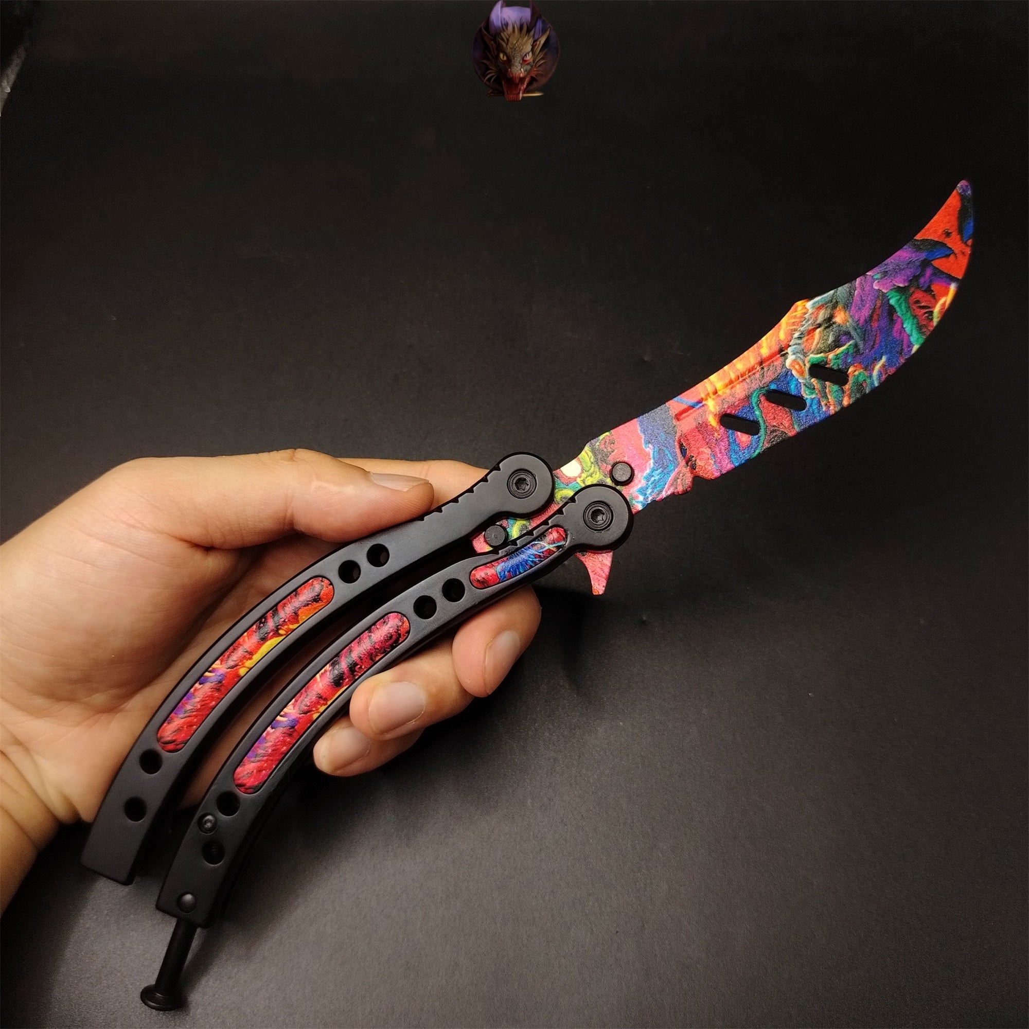 CS Game Hyper Beast Butterfly Knife Metal Replica