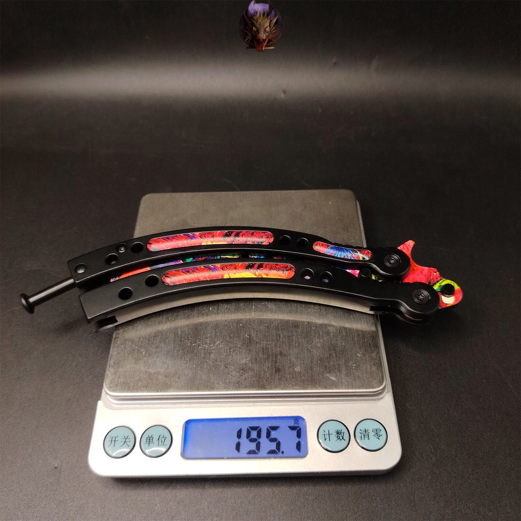 CS Game Hyper Beast Butterfly Knife Metal Replica