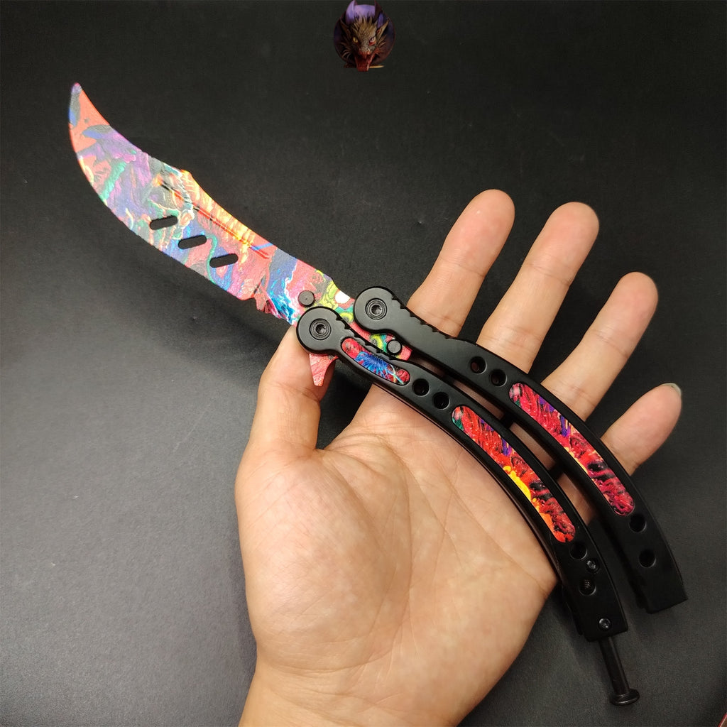 CS Game Hyper Beast Butterfly Knife Metal Replica