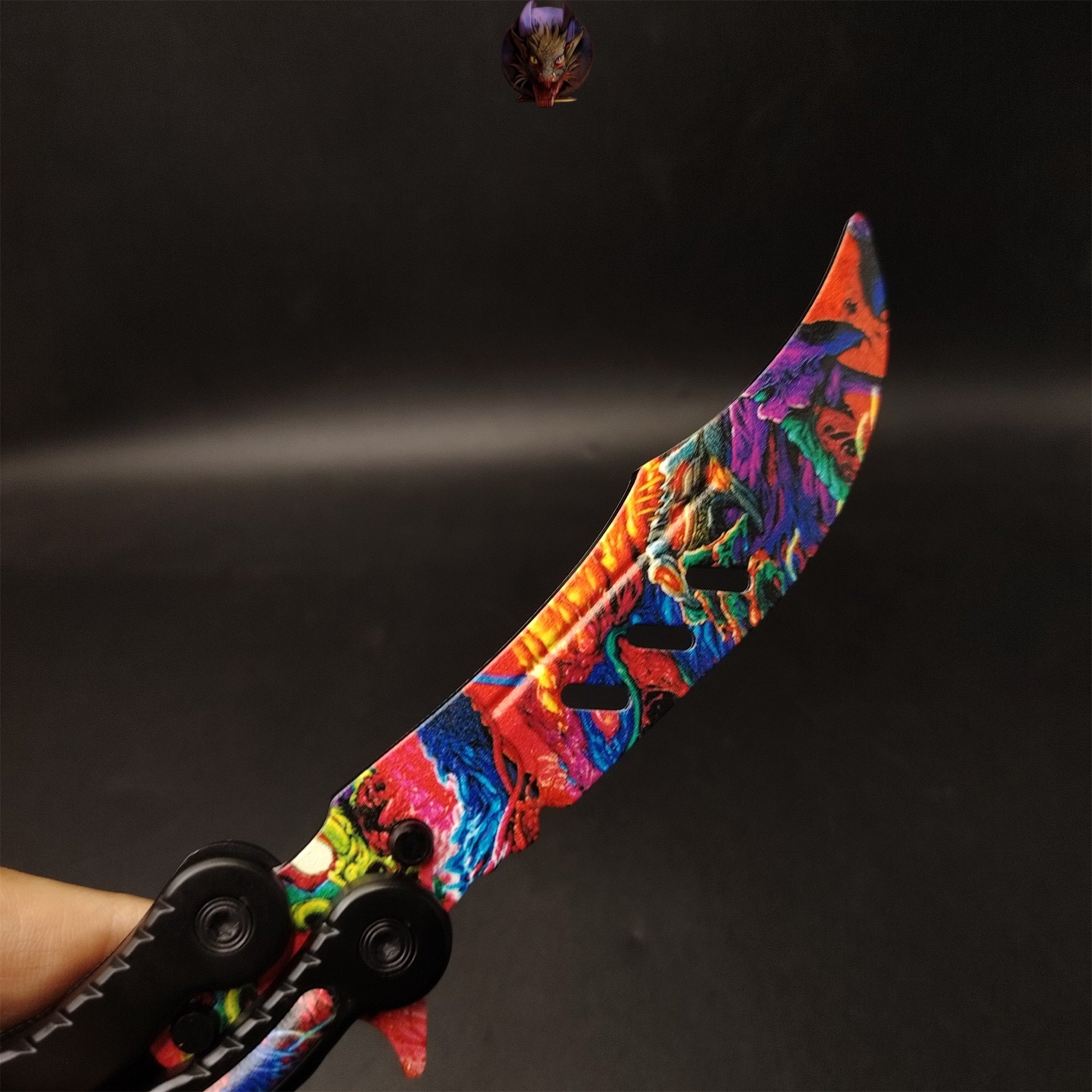 CS Game Hyper Beast Butterfly Knife Metal Replica