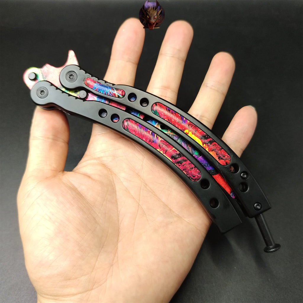 CS Game Hyper Beast Butterfly Knife Metal Replica