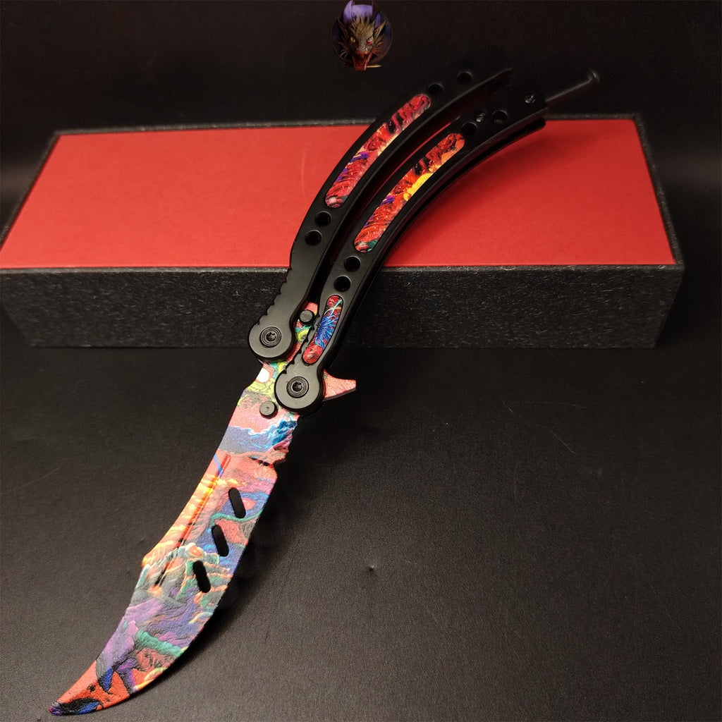 CS Game Hyper Beast Butterfly Knife Metal Replica