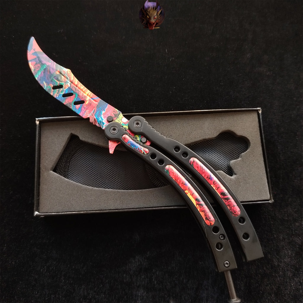 CS Game Hyper Beast Butterfly Knife Metal Replica