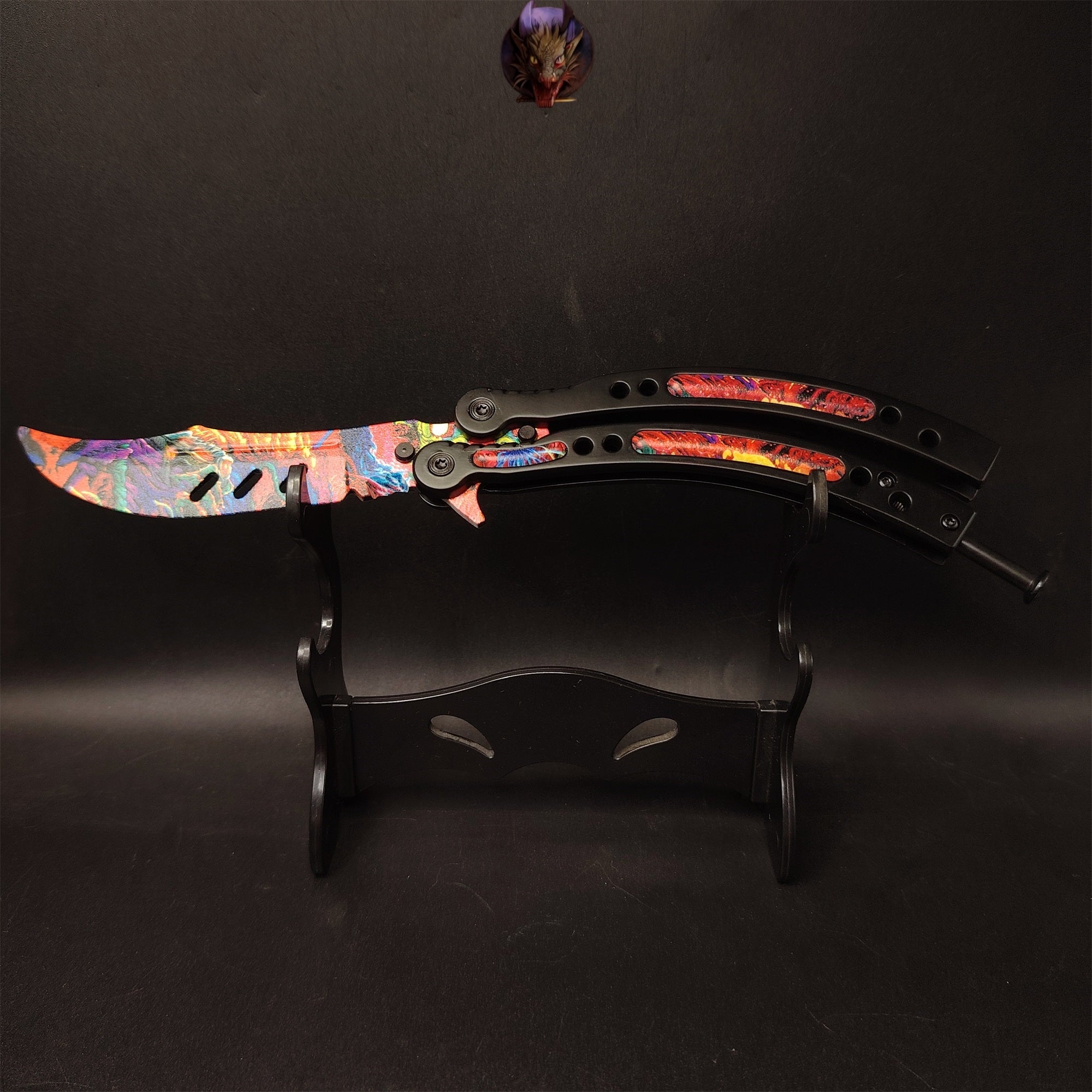 CS Game Hyper Beast Butterfly Knife Metal Replica