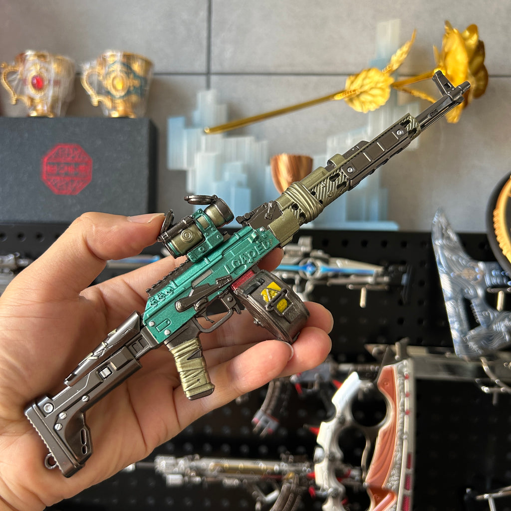 Delta Force Game AKM Rifle Model Metal Replica