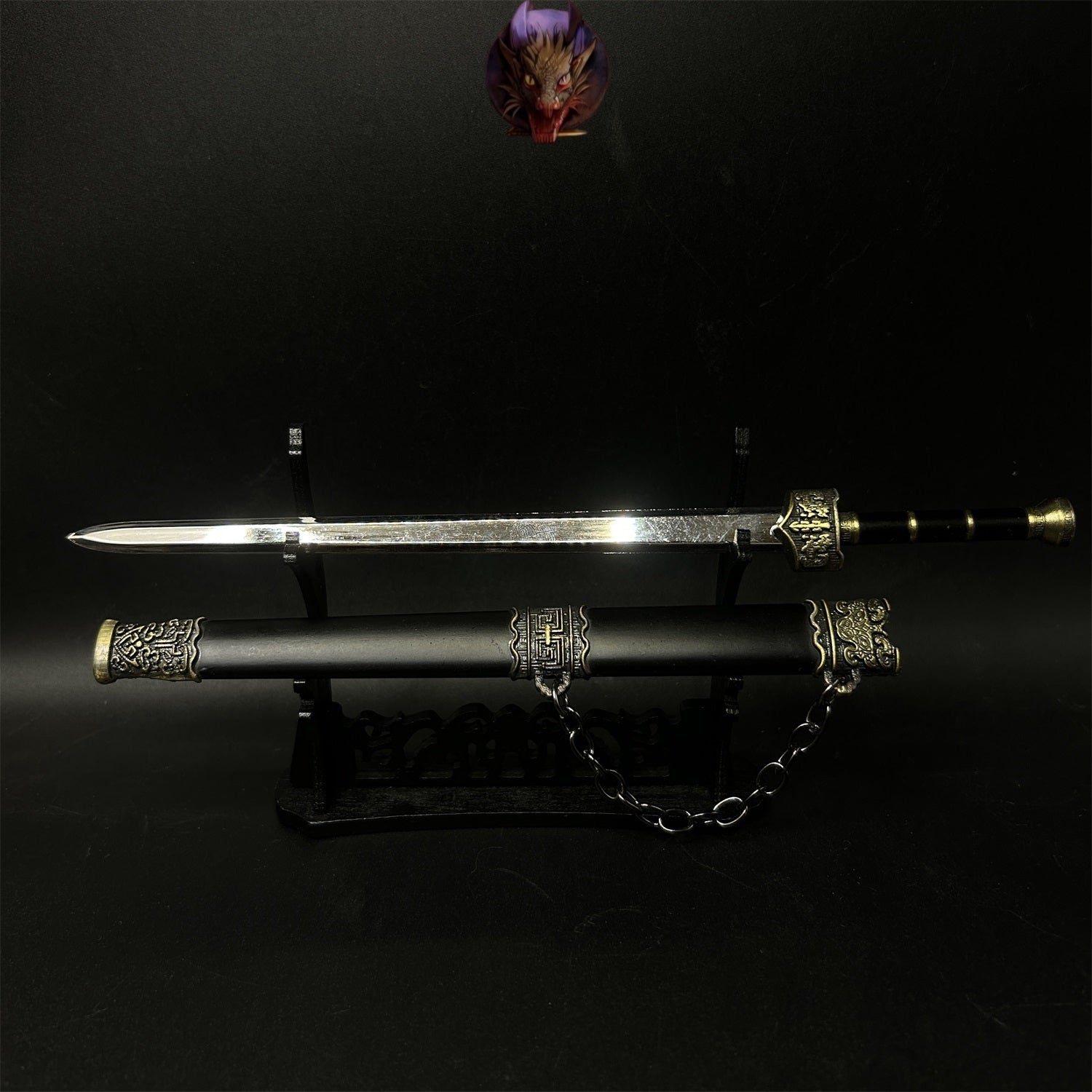 Metal Ancient Chinese Emperor Yue King Sword 8.7''Replica