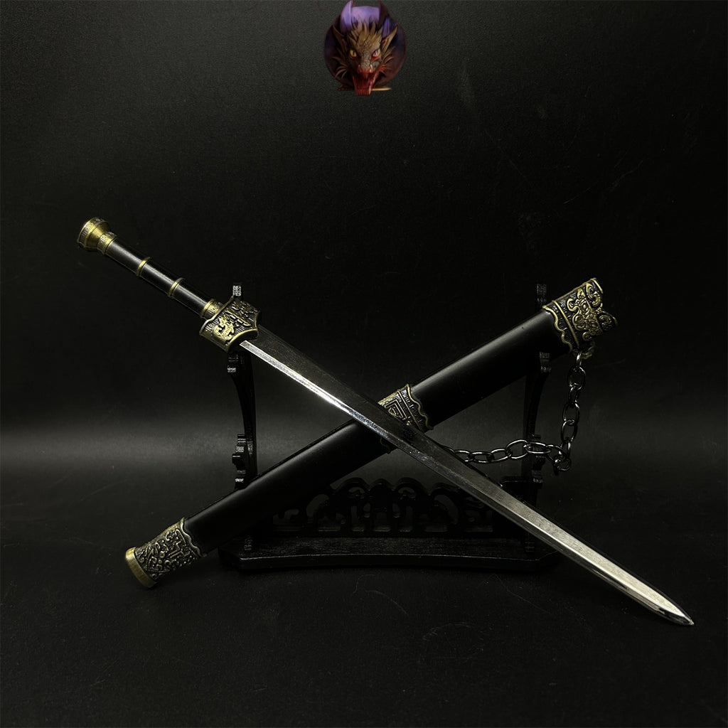 Metal Ancient Chinese Emperor Yue King Sword 8.7''Replica
