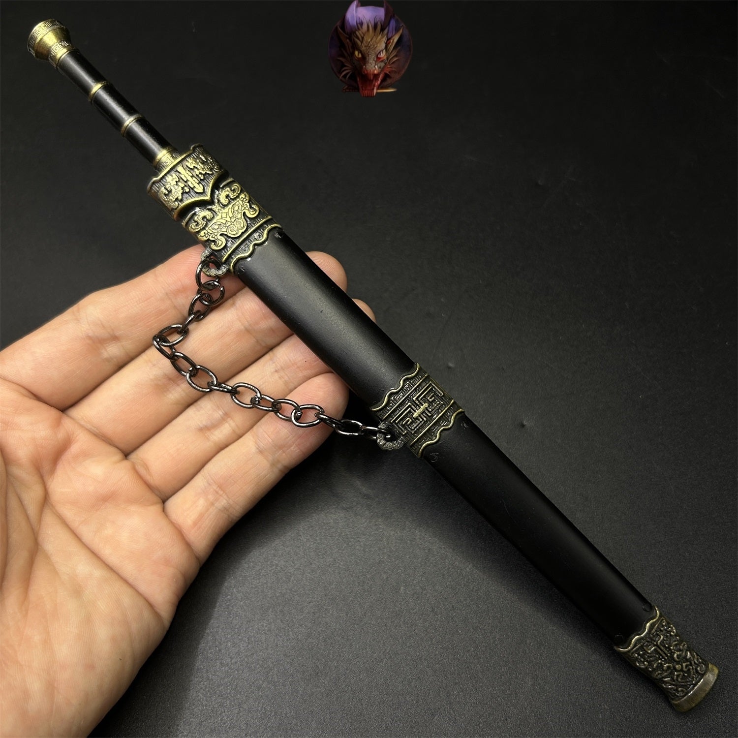 Metal Ancient Chinese Emperor Yue King Sword 8.7''Replica