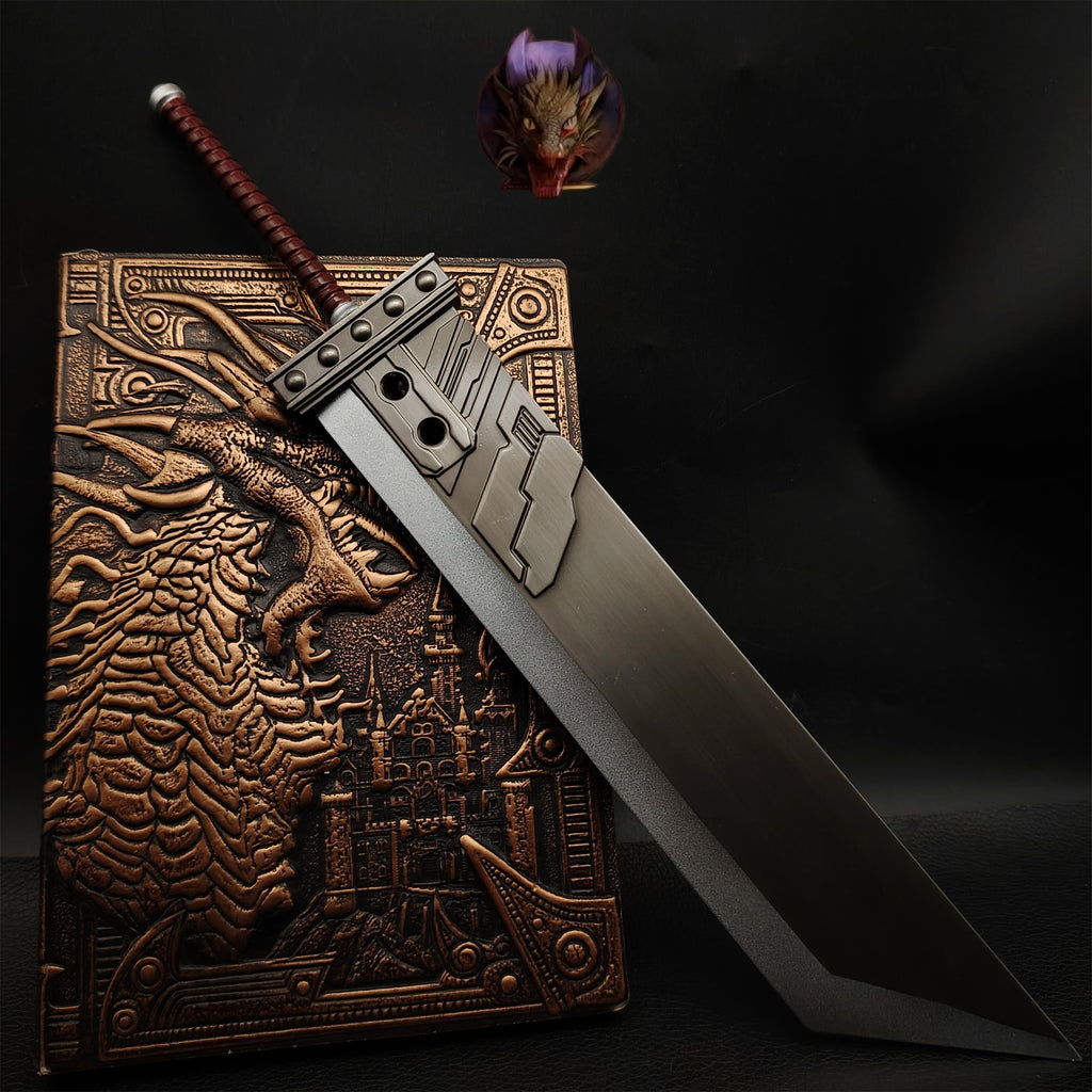 FF7 Cloud Buster Sword 36CM Metal Replica 2 Colors