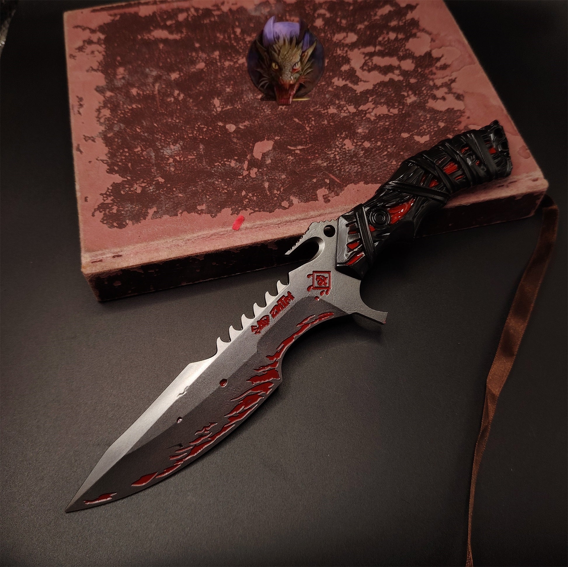 Delta Force Asara's Executioner Dagger 1:1 Scale Metal Replica