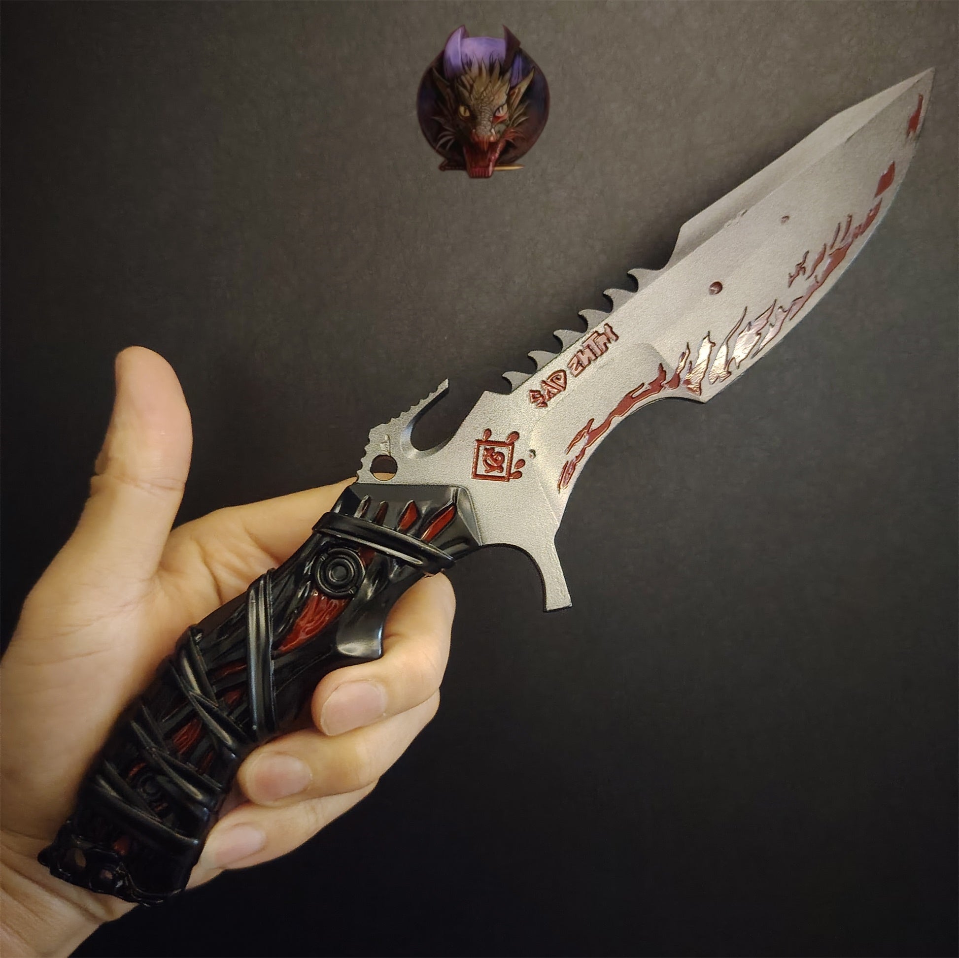 Delta Force Asara's Executioner Dagger 1:1 Scale Metal Replica