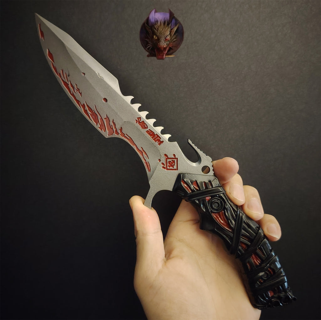 Delta Force Asara's Executioner Dagger 1:1 Scale Metal Replica
