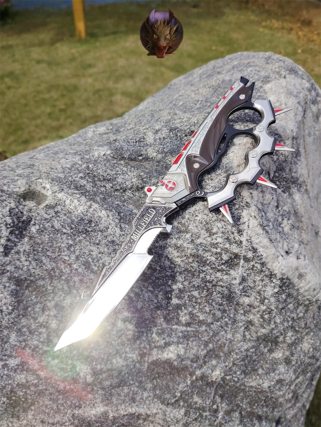 Delta Force Creed Knife Metal Blunt Replica