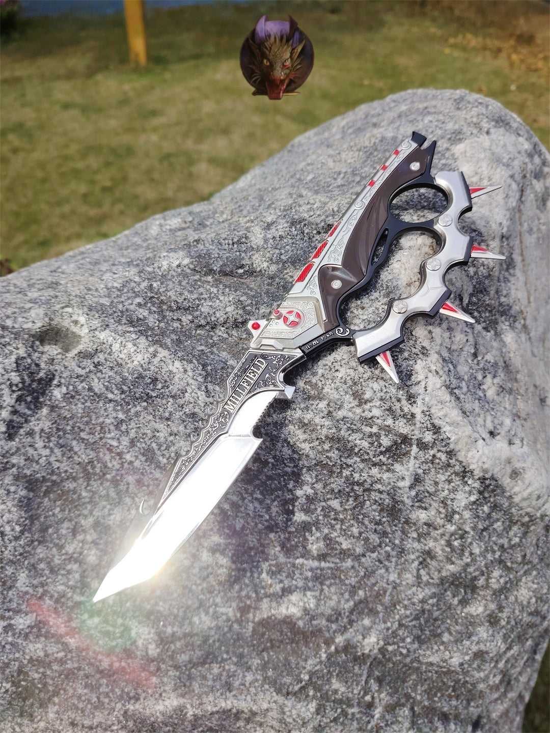 Delta Force Creed Knife Metal Blunt Replica