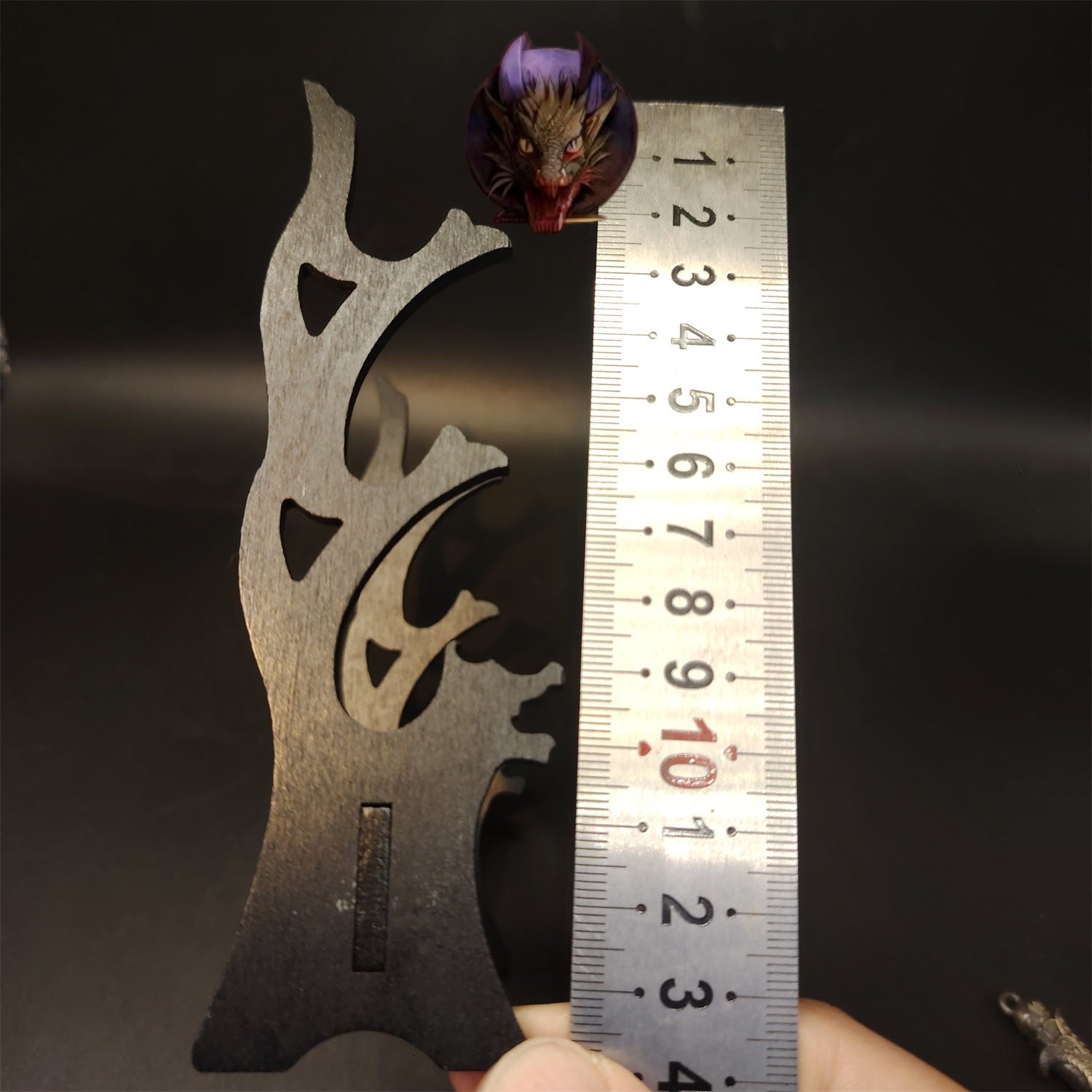 3-Layer Wood Display Holder Mini Katana Stand